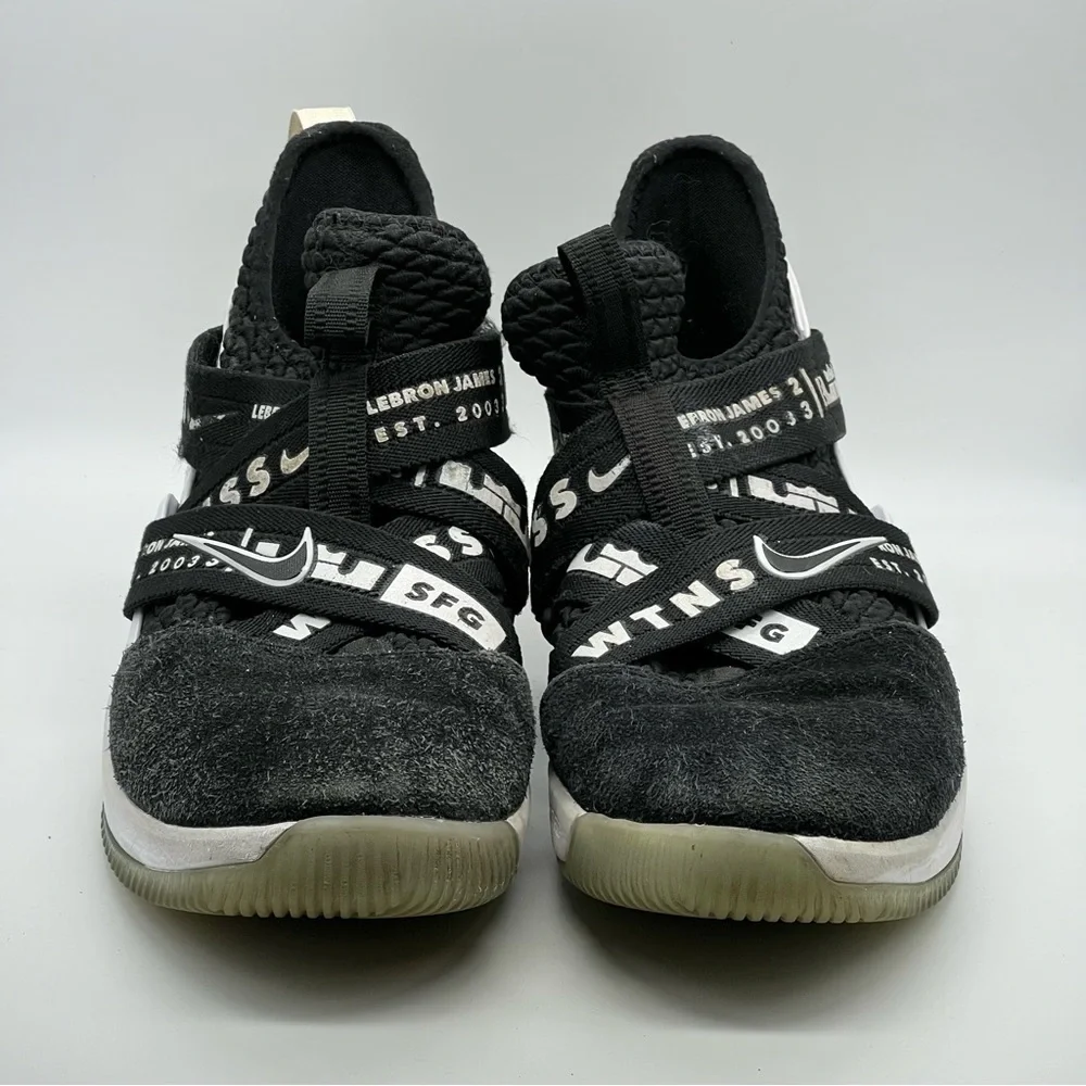 Nike Lebron Soldier 12 Witness Black & White Sneakers